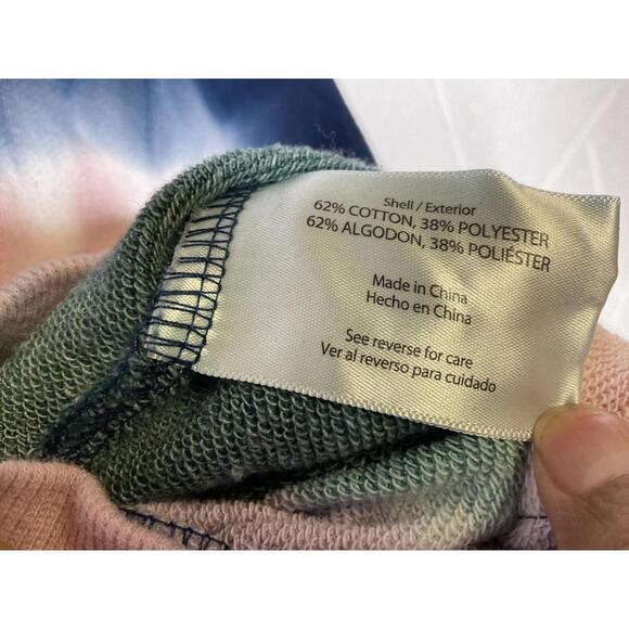 < Wildfox Tie Dye Hoodie Sweatshirt Size XL > - Picture 5 of 6